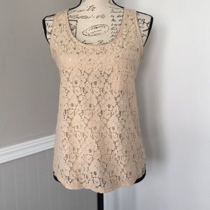 Eyeshadow Lace Tank Top